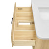 Custom image for Scandinavian Oak with Matte Black Trim / No Mirror