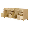 Custom image for Scandinavian Oak with Brushed Nickel Trim / No Mirror
