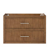 Custom image for Toasted Walnut with Brushed Nickel Trim / No Mirror