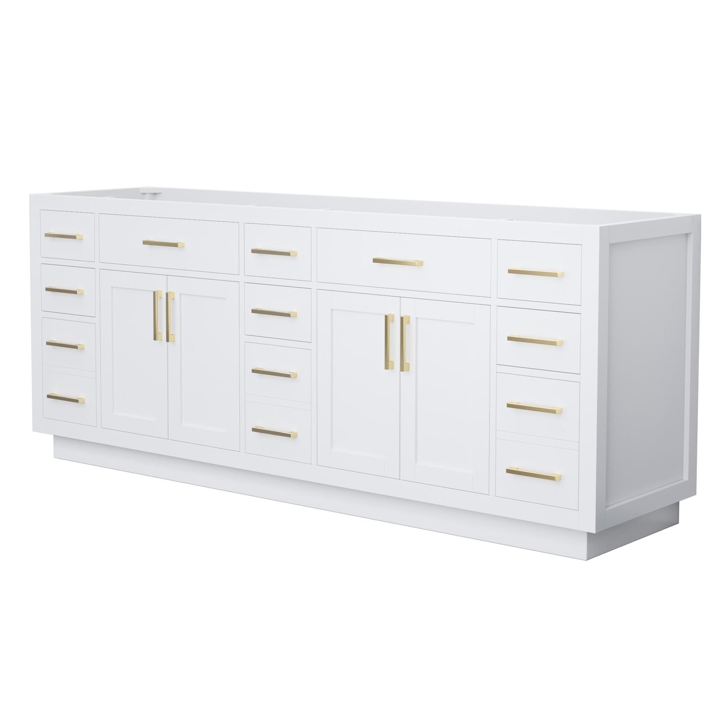 Beckett TK Bathroom Vanity Cabinet 84 inch Double Sink