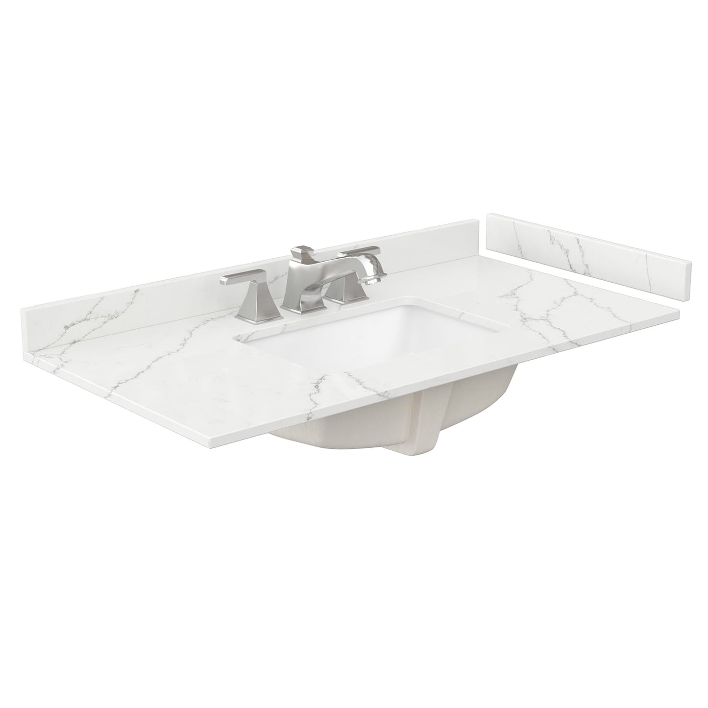 Countertop with Undermount Sink 42 inch 3-hole
