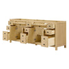 Custom image for Scandinavian Oak with Matte Black Trim / No Mirror