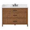 Custom image for Toasted Walnut with Matte Black Trim / Giotto Quartz / No Mirror