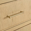 Custom image for Scandinavian Oak with Satin Bronze Trim / White Quartz / No Mirror