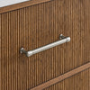 Custom image for Toasted Walnut with Brushed Nickel Trim / No Mirror