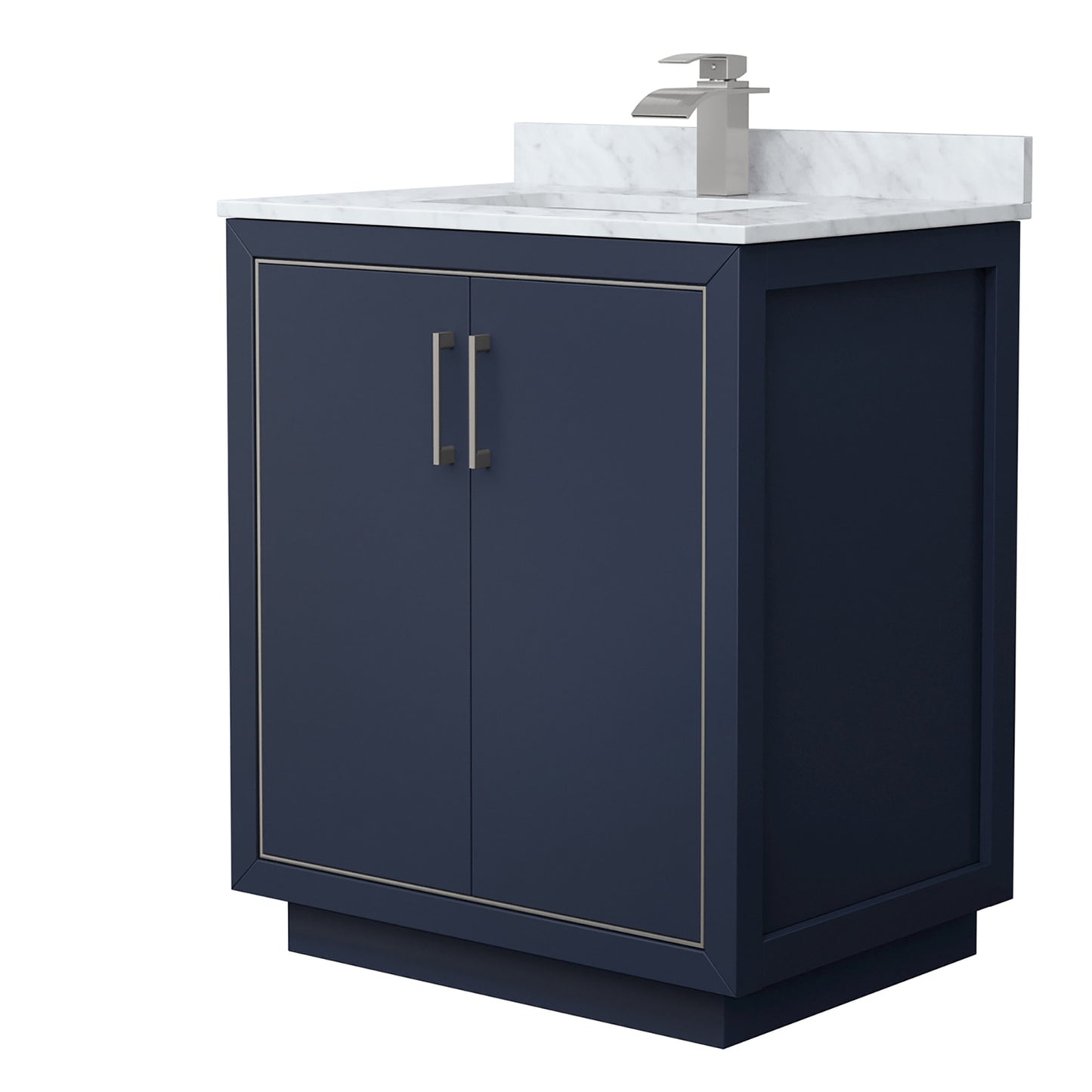 Icon Bathroom Vanity with Countertop 30 inch Single Sink Single hole Faucet Setup