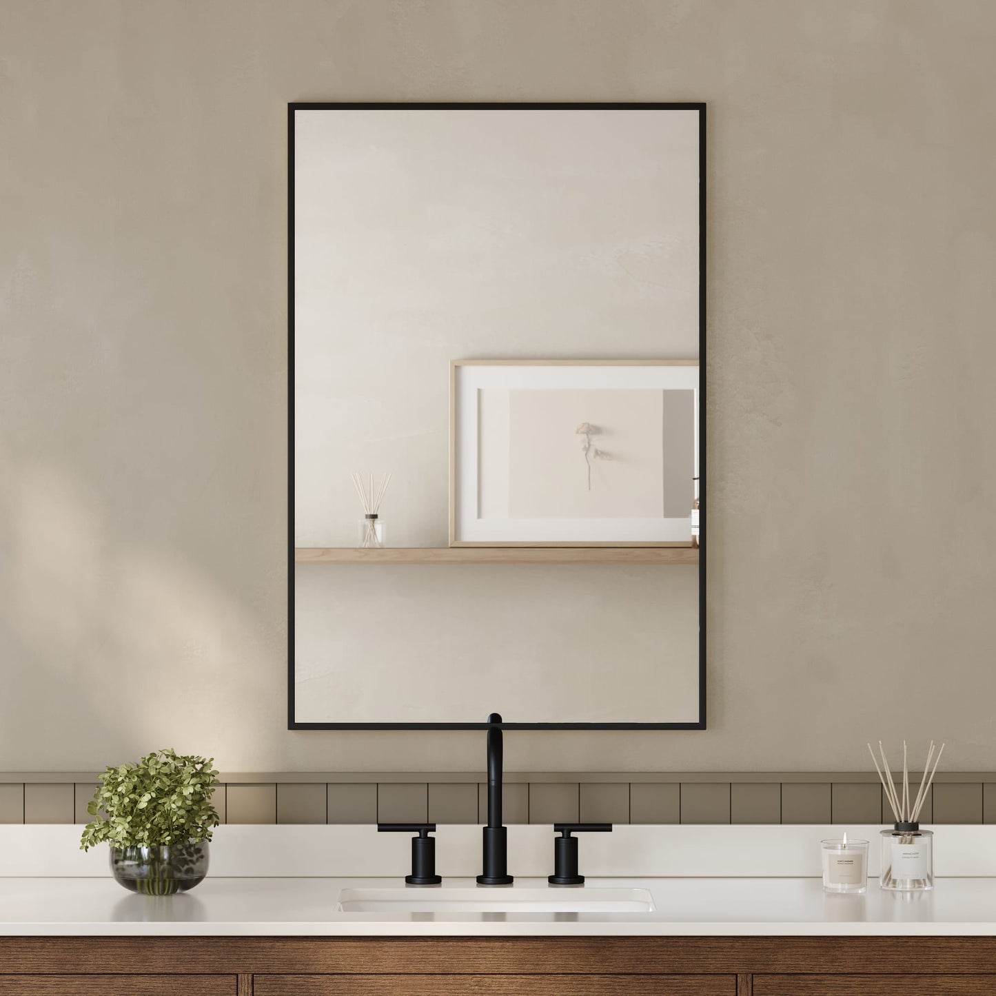 Hudson Bathroom Mirror 24 inch