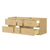 Custom image for Scandinavian Oak with Brushed Nickel Trim / No Mirror