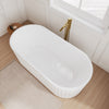 Custom image for White with Shiny White Trim and Brushed Gold Faucet / 67