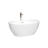 Custom image for White with Brushed Nickel Trim / 55