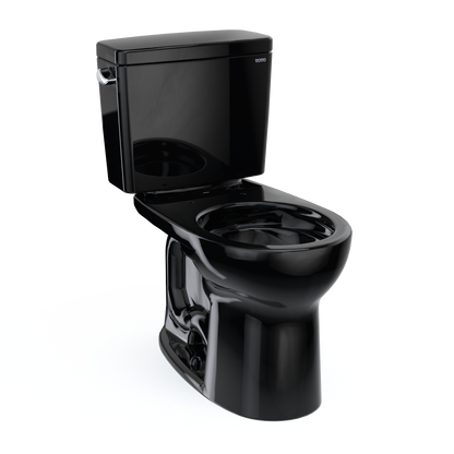 Toto Drake Two-Piece Round 1.6 Gpf Universal Height Tornado Flush Toilet