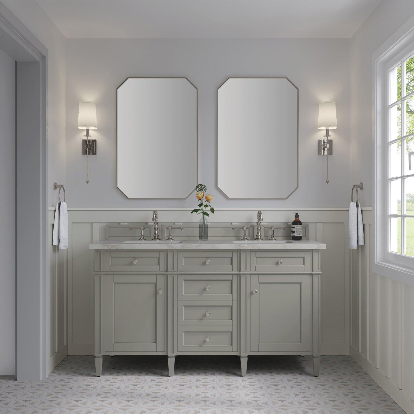 Brittany 60" Double Vanity