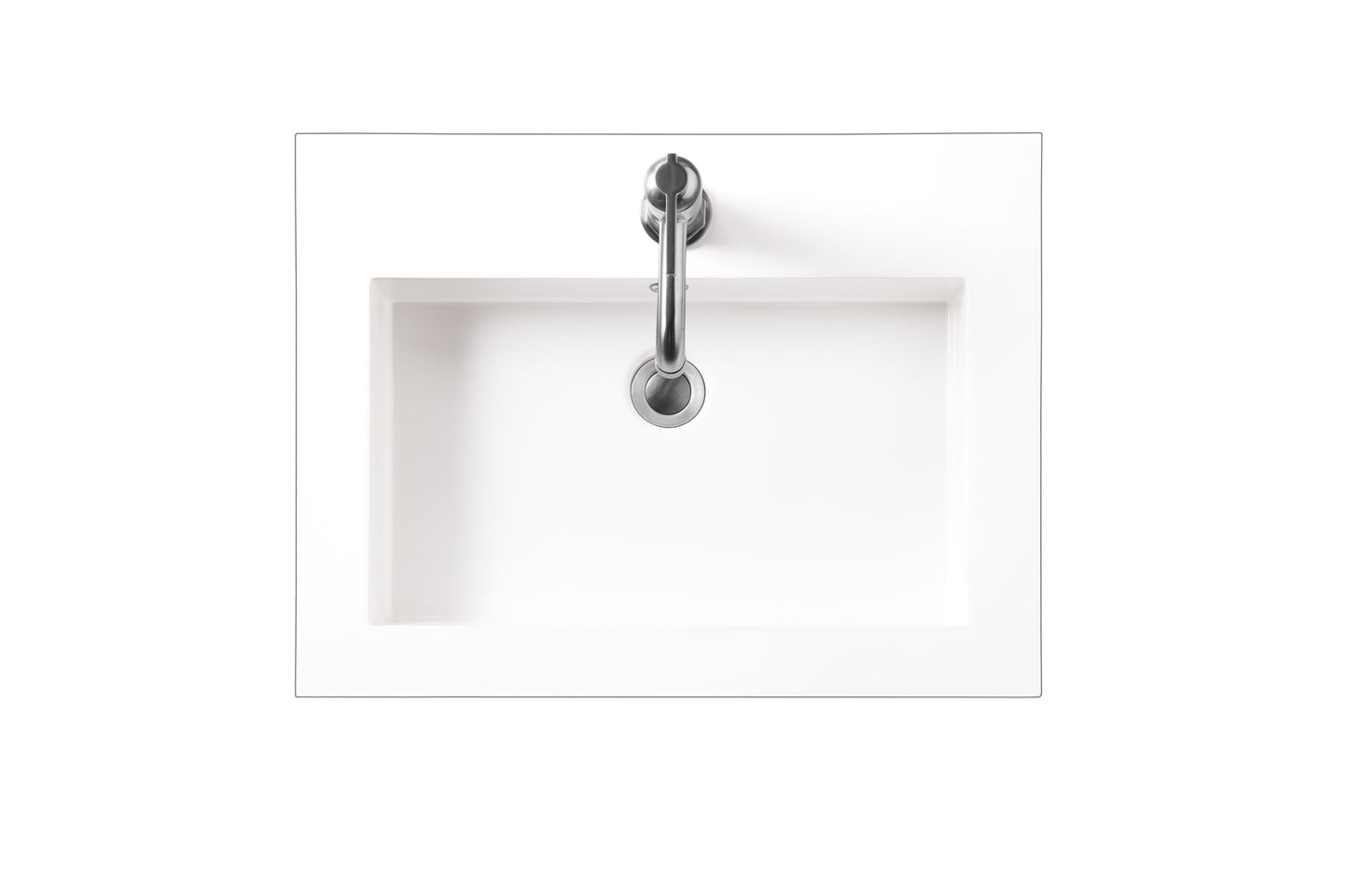 James Martin Vanities Composite Countertop 23.6" W x 18.1" D Sink
