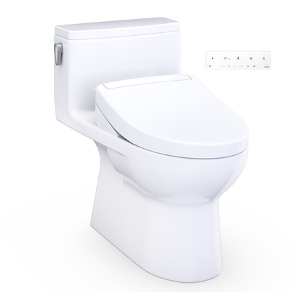 Redington 1G WASHLET+ S5 One-Piece Elongated 1.0 GPF Universal Height Toilet with CEFIONTECT