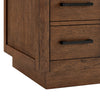 Custom image for Dark Oak with Matte Black Trim / Giotto Quartz / No Mirror