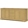 Custom image for Honey Oak with Polished Chrome Trim / No Mirror