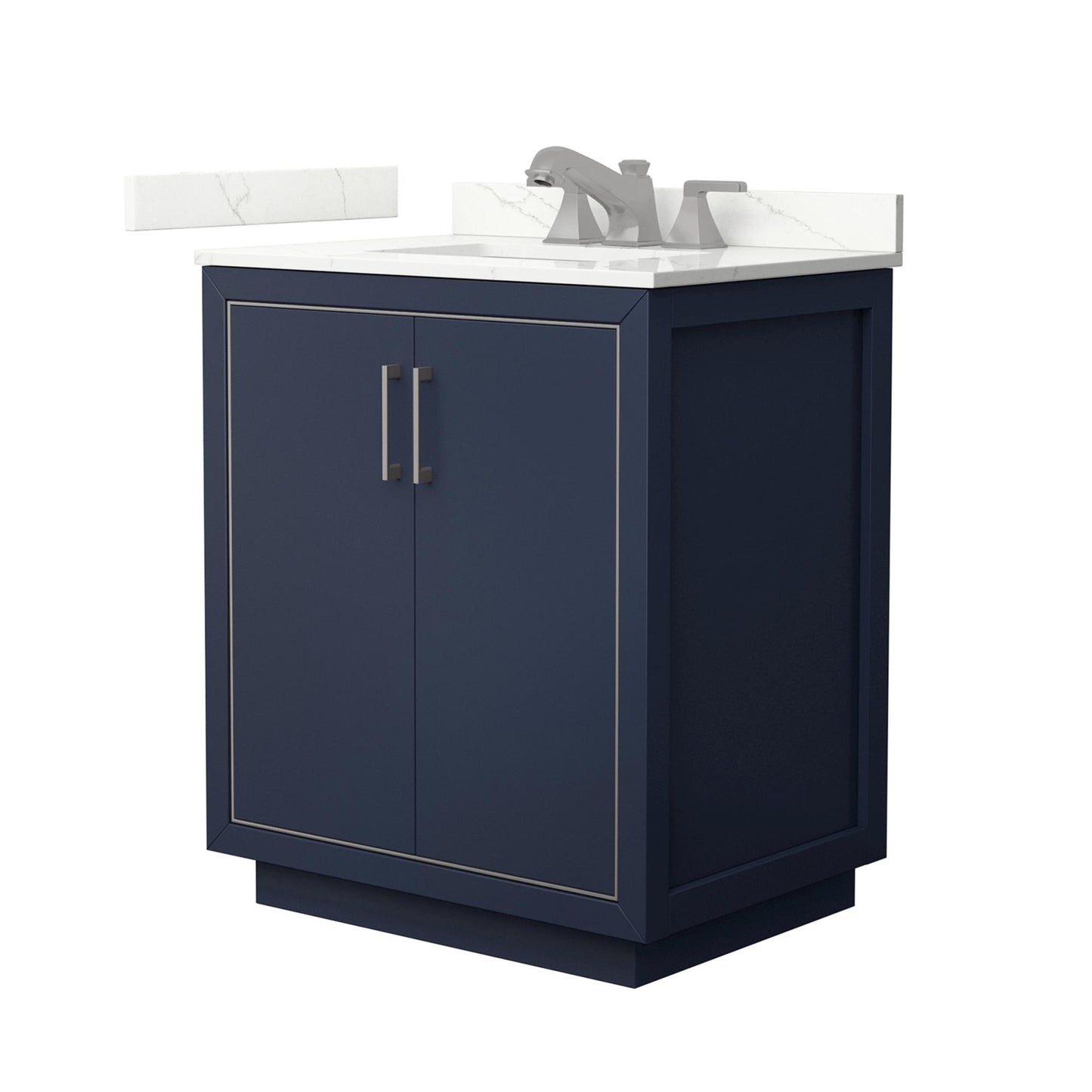 Icon Bathroom Vanity with Countertop 30 inch Single Sink 3-hole Faucet Setup