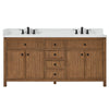 Custom image for Toasted Walnut with Matte Black Trim / Giotto Quartz / No Mirror