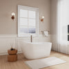 Custom image for White with Brushed Nickel Trim / 59