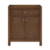 Custom image for Dark Walnut with Brushed Gold Trim / No Mirror
