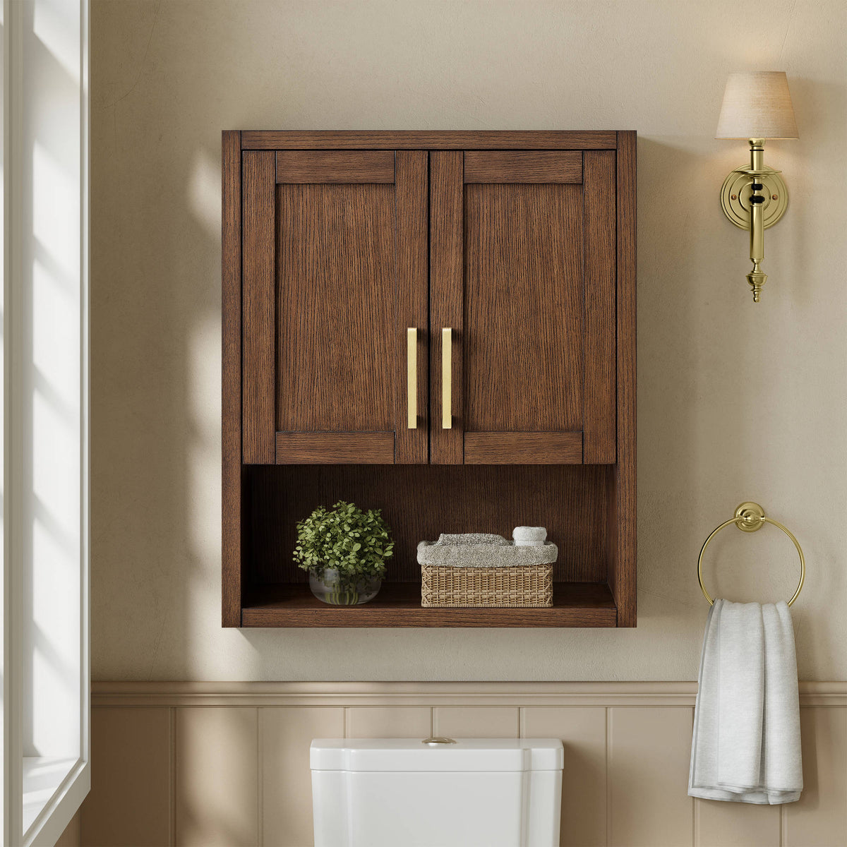 Beckett TK Over the Toilet Storage Wall Cabinet