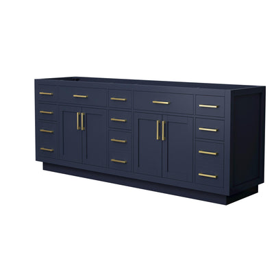 Beckett TK Bathroom Vanity Cabinet 84 inch Double Sink