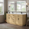 Custom image for Rift Oak with Matte Black Trim / Giotto Quartz / No Mirror