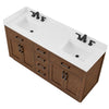 Custom image for Dark Oak with Matte Black Trim / White Quartz / No Mirror
