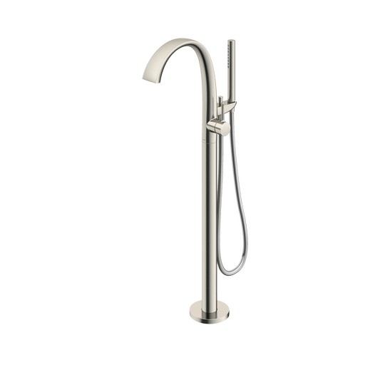 ZN Single-Handle Freestanding Tub Filler Faucet with 1.75 GPM Handshower
