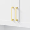 Custom image for White with Brushed Gold Trim
