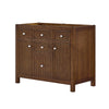 Custom image for Dark Walnut with Brushed Nickel Trim / No Mirror