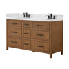 Custom image for Toasted Walnut with Matte Black Trim / Giotto Quartz / No Mirror