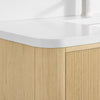 Custom image for Scandinavian Oak with Brushed Nickel Trim / Giotto Quartz / No Mirror