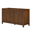 Custom image for Dark Walnut with Brushed Nickel Trim / No Mirror