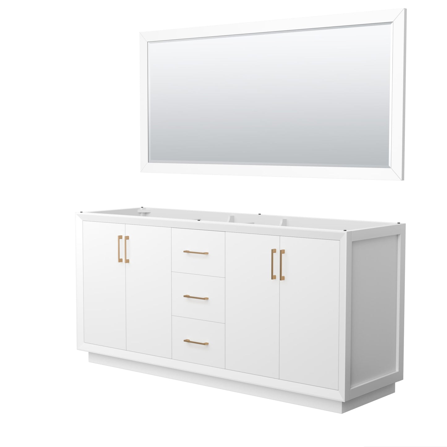 Strada Bathroom Vanity Cabinet 72 inch Double Sink