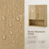 Custom image for Whitewashed Oak with Brushed Gold Trim