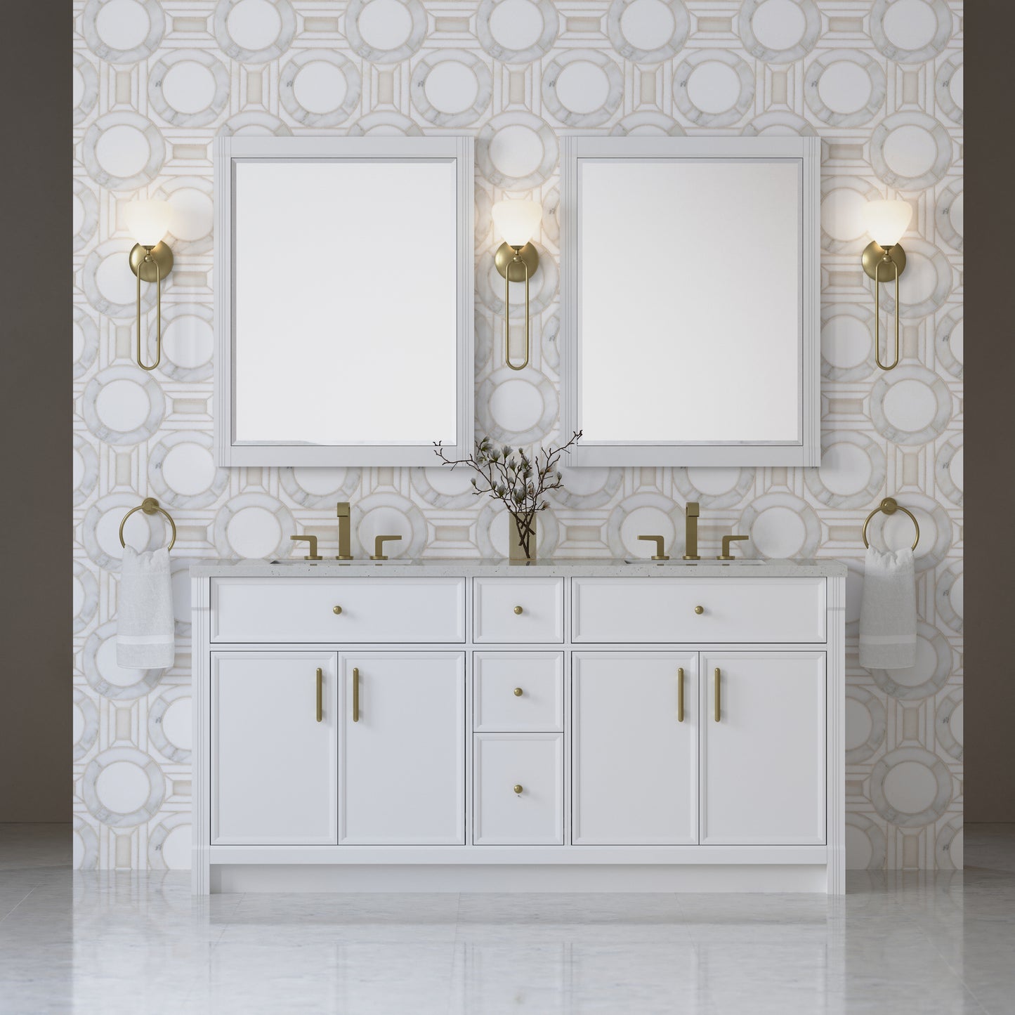 Bellshire 72" Double Vanity