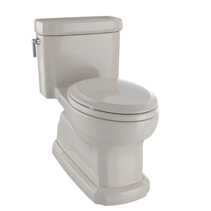 Eco Guinevere Elongated 1.28 GPF Universal Height Skirted Toilet with SoftClose Seat