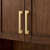 Custom image for Dark Walnut with Brushed Gold Trim