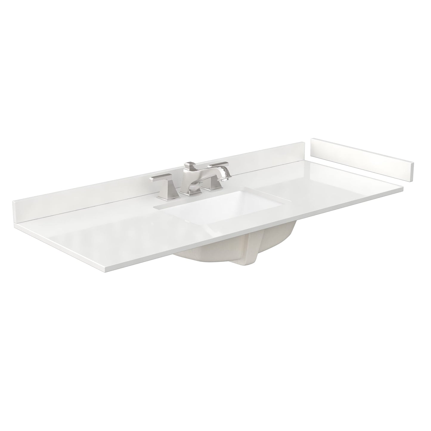 Countertop with Undermount Sink 54 inch 3-hole