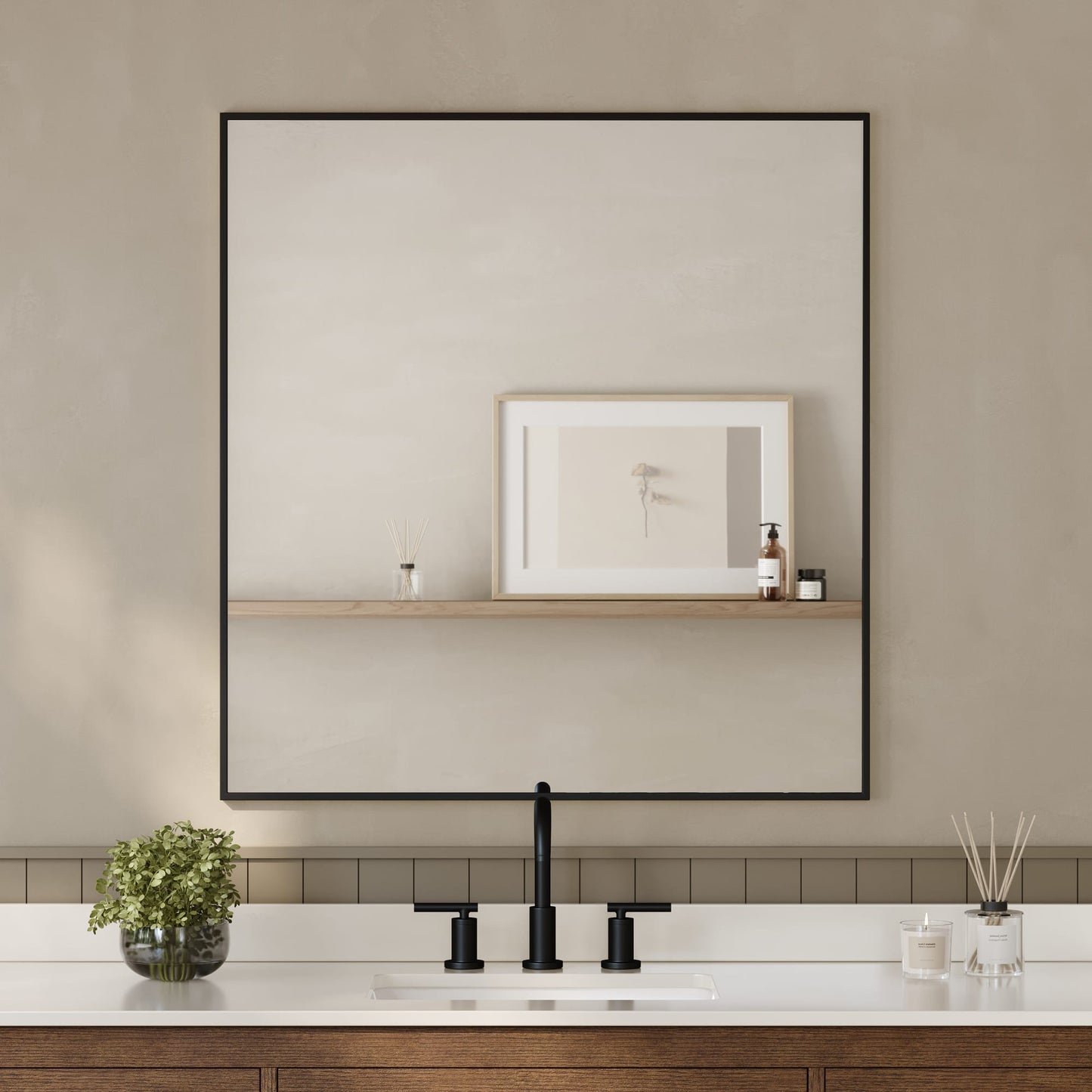 Hudson Bathroom Mirror 34 inch