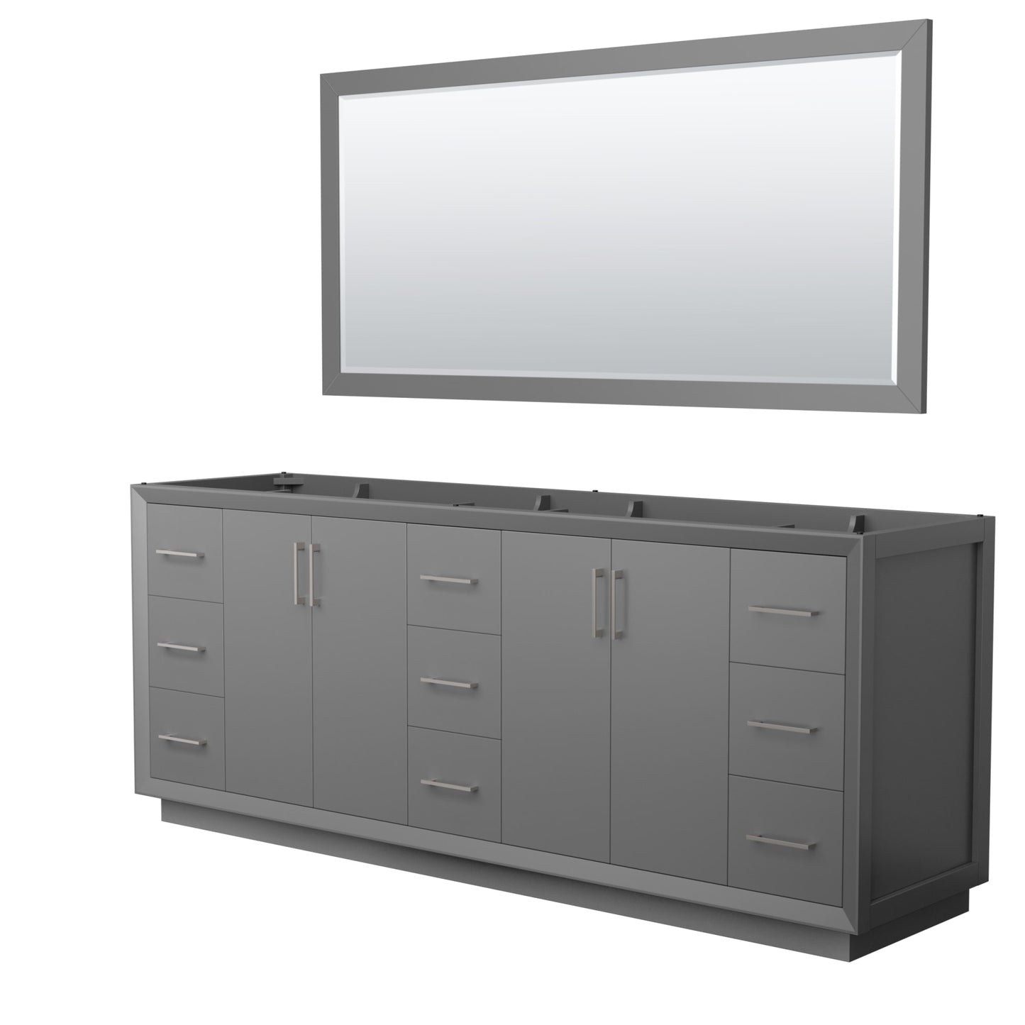 Strada Bathroom Vanity Cabinet 84 inch Double Sink