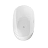 Custom image for White with Polished Chrome Trim and Brushed Gold Faucet