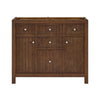 Custom image for Dark Walnut with Brushed Nickel Trim / No Mirror