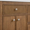 Custom image for Toasted Walnut with Brushed Nickel Trim / No Mirror