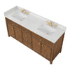 Custom image for Toasted Walnut with Satin Bronze Trim / Giotto Quartz / No Mirror