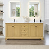 Custom image for Honey Oak with Matte Black Trim / White Cultured Marble / No Mirror