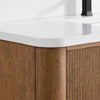 Custom image for Toasted Walnut with Matte Black Trim / Giotto Quartz / No Mirror