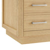 Custom image for Rift Oak with Brushed Nickel Trim / Giotto Quartz / No Mirror