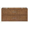 Custom image for Toasted Walnut with Brushed Nickel Trim / No Mirror